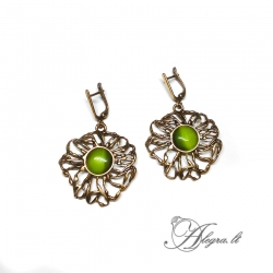 1877 Brass earrings