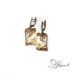 1891 Brass earrings