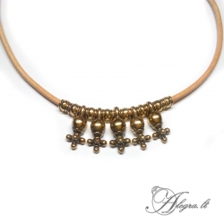 1921 Brass necklace
