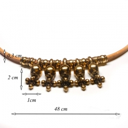 1921 Brass necklace
