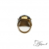 1941 Brass ring with Onyx