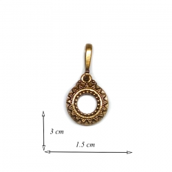 827 Brass pendant