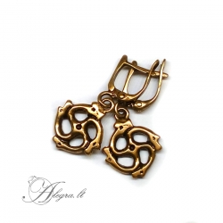 1297 Brass earrings