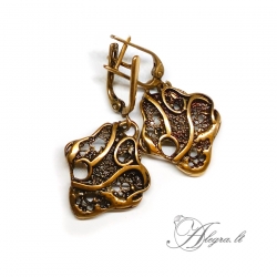 1967 Brass earrings