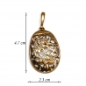 832 Brass pendant