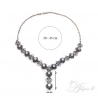 2005 Silver necklace with Zircon Ag 925