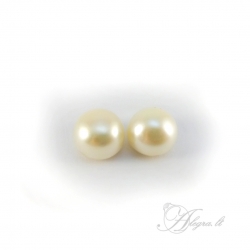 2009 Silver earrings with Freshwater Pearl Ag 925