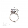 438 Silver ring with Zircon Ag 925