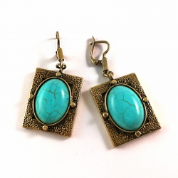 2236 Brass earrings