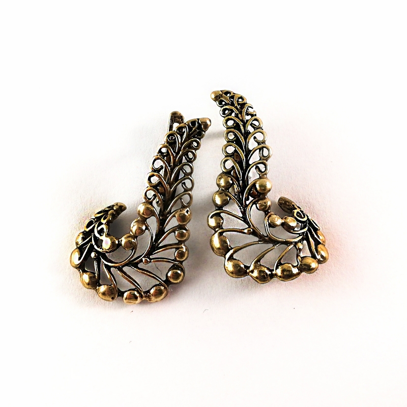 2237 Brass earrings