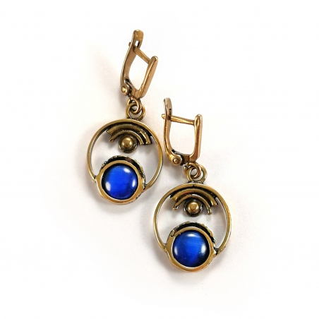 2246 Brass earrings