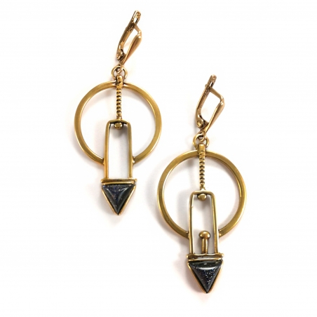 2247 Brass earrings