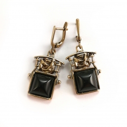 2257 Brass earrings