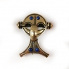 2275 Brass brooch  „Pelėdinė“