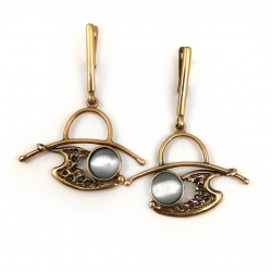 1899 Brass earrings