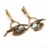 1899 Brass earrings