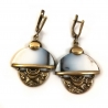 2233 Brass earrings