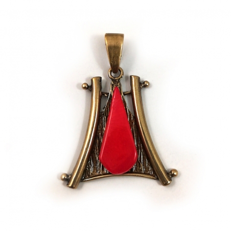 2353 Brass pendant