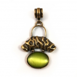 2354 Brass pendant