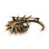 2371 Brass brooche