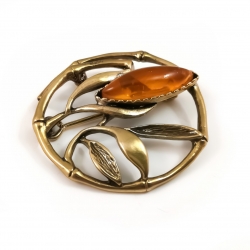 2380 Brass brooche