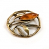 2380 Brass brooche