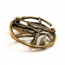 2380 Brass brooche