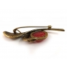 2383 Brass brooche