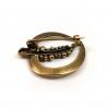 2384 Brass brooche