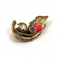 2389 Brass brooche