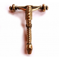 1332 Brass arc - ethno brooch
