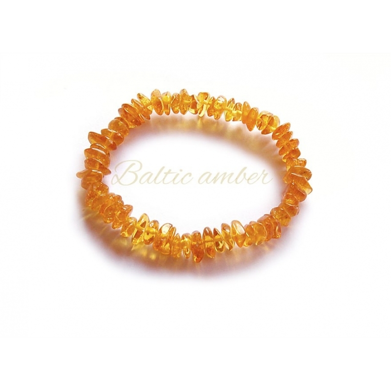 Baltic amber bracelet "Honey"
