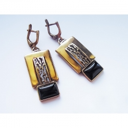 1171 Brass earrings